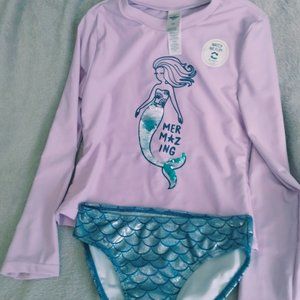 Osh Kosh Mermaid swimsuit size 10